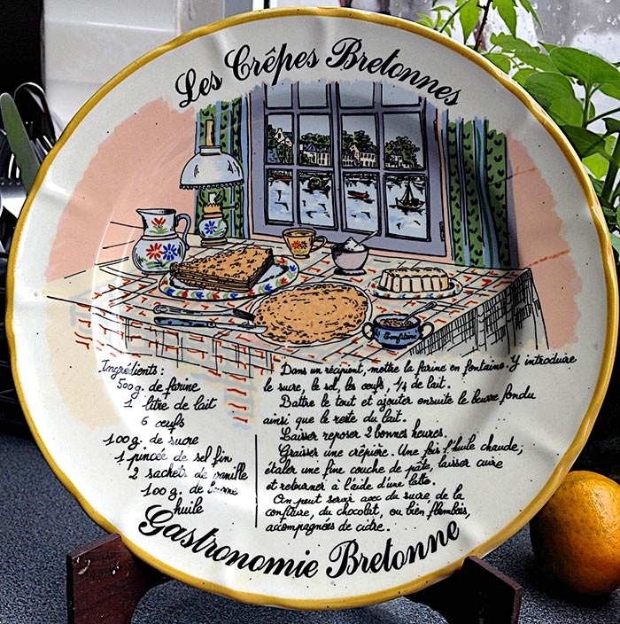 Les Crepes Bretonnes 
recipe plate
