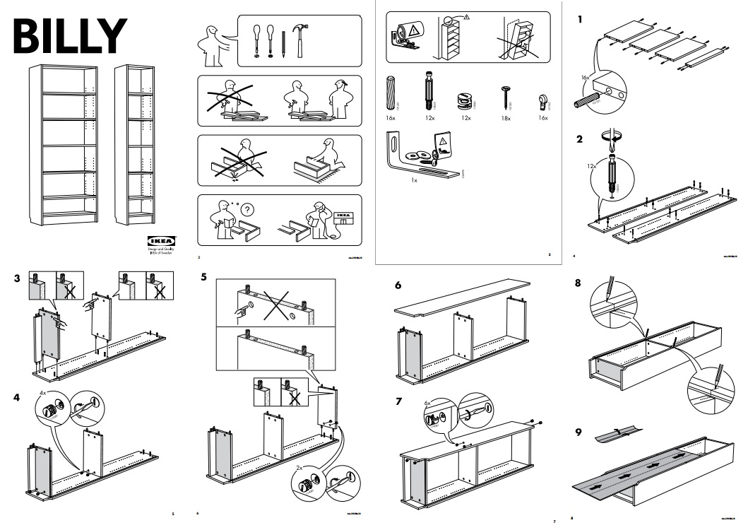 Assembly Instructions Assisting The Non Visual Ikea Customers